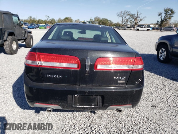 2010 Lincoln MKZ with VIN 3LNHL2JC3AR651876, listed as a Copart auction lot 48982675 with 128,074 mi miles and Non Repairable. Bid and sale history available at carsss.com. Image 6.