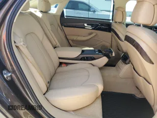 2015 Audi A8 L 4.0T with VIN WAU32AFD9FN032185, listed as a Copart auction lot 53472595 with 45,357 mi miles and Salvage Title. Bid and sale history available at carsss.com. Image 10.