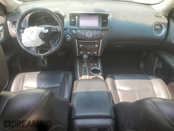 2015 Nissan Pathfinder SL z VIN 5N1AR2MMXFC652386, wystawiony jako Copart lot #59225715 z przebiegiem 76 089 mil mil oraz Szkoda całkowita • Salvage title. Historia ofert i sprzedaży dostępna na DreamBid. Obrazek 8.