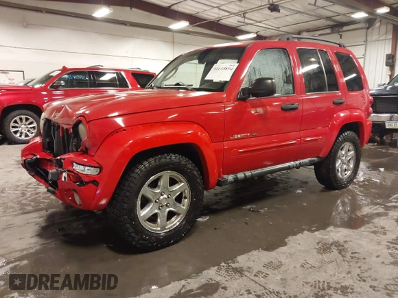 2003 Jeep Liberty Limited with VIN 1J4GL58K13W544088, listed as a IAAI auction lot 41618894 with 179,027 mi miles and . Bid and sale history available at DreamBid. Image 19.