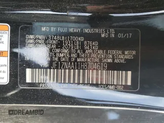 2017 Toyota 86 z VIN JF1ZNAA11H8704619, wystawiony jako Copart lot #50272835 z przebiegiem 104 096 mil mil oraz Szkody całkowita. Historia ofert i sprzedaży dostępna na DreamBid. Obrazek 15.