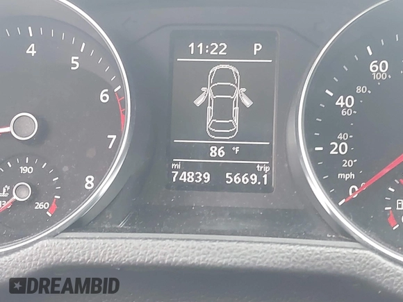2016 Volkswagen Passat S with VIN 1VWAT7A30GC059925, listed as a IAAI auction lot 42291868 with 74,839 mi miles and . Bid and sale history available at DreamBid. Image 15.