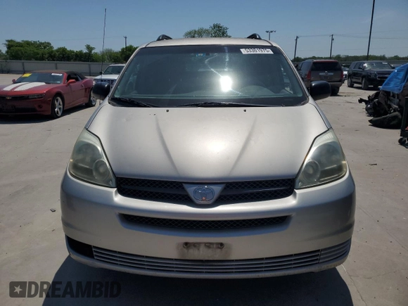 2004 Toyota Sienna CE with VIN 5TDZA23C74S214928, listed as a Copart auction lot 53301975 with Not Provided miles and Clean Title. Bid and sale history available at DreamBid. Image 5.