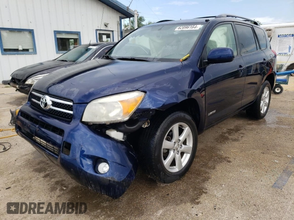 2007 Toyota RAV4 Limited with VIN JTMBD31V076053068, listed as a Copart auction lot 62096164 with 150,624 mi miles and Salvage Title. Bid and sale history available at carsss.com. Image 1.
