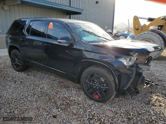 2021 Chevrolet Traverse Premier with VIN 1GNEVKKW5MJ242343, listed as a Copart auction lot 74716704 with 0 mi miles and Salvage Title. Bid and sale history available at carsss.com. Image 4.