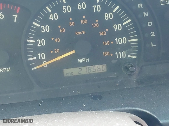 2002 Toyota Tundra SR5 with VIN 5TBRT34122S326071, listed as a IAAI auction lot 41537852 with 218,561 mi miles. Bid and sale history available at carsss.com. Image 7.