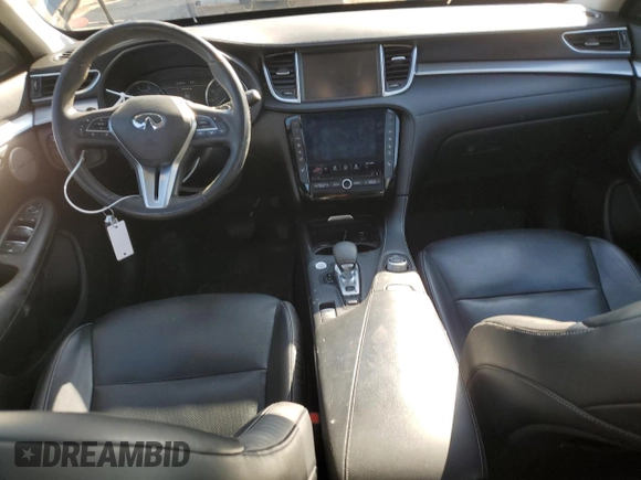 2019 Infiniti QX50 Essential with VIN 3PCAJ5M33KF117370, listed as a Copart auction lot 46537675 with 65,209 mi miles and Salvage Title. Bid and sale history available at DreamBid. Image 8.