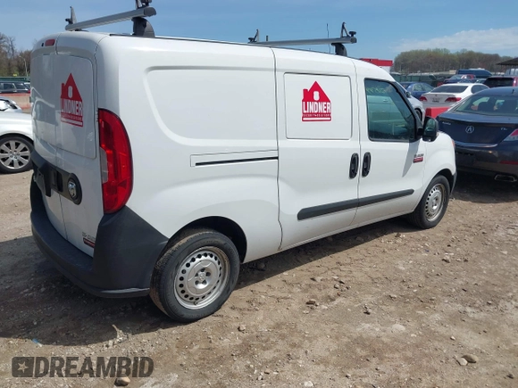 2017 Ram ProMaster City Cargo Tradesman z VIN ZFBERFAB7H6F14411, wystawiony jako IAAI lot #41929544 z przebiegiem 318 038 mil mil oraz . Historia ofert i sprzedaży dostępna na DreamBid. Obrazek 4.