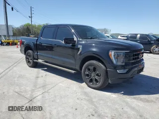 2022 Ford F-150 XL with VIN 1FTFW1E89NFB36368, listed as a Copart auction lot 51965345 with 50,781 mi miles and Salvage Title. Bid and sale history available at DreamBid. Image 4.