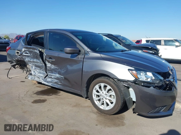 2019 Nissan Sentra SV z VIN 3N1AB7AP5KY312085, wystawiony jako IAAI lot #42311937 z przebiegiem 68 453 mil mil oraz . Historia ofert i sprzedaży dostępna na DreamBid. Obrazek 1.