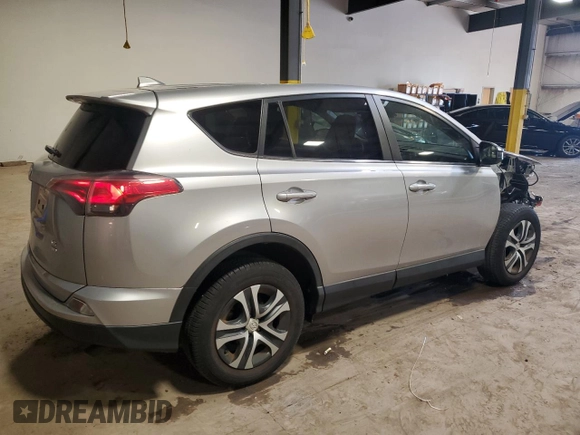 2018 Toyota RAV4 LE with VIN JTMBFREV6JJ225650, listed as a Copart auction lot 62058125 with Not provided miles and Salvage title. Bid and sale history available at DreamBid. Image 3.