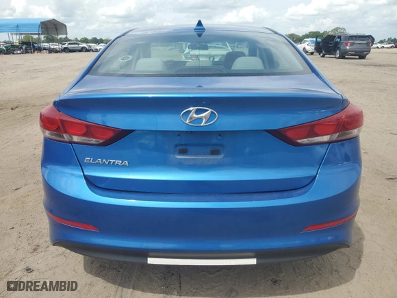 2018 Hyundai Elantra Value Edition with VIN 5NPD84LF2JH243525, listed as a Copart auction lot 51853365 with 48,882 mi miles and Salvage Title. Bid and sale history available at carsss.com. Image 6.