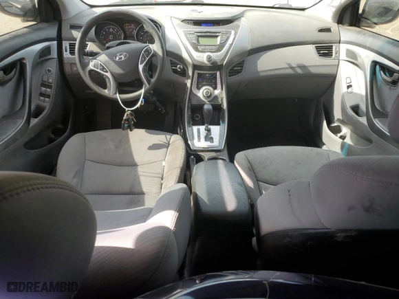 2012 Hyundai Elantra GLS with VIN 5NPDH4AE8CH072065, listed as a Copart auction lot 52552115 with 164,425 mi miles and Salvage Title. Bid and sale history available at carsss.com. Image 8.