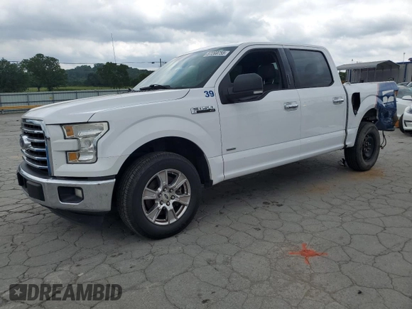 2016 Ford F-150 XL with VIN 1FTEW1CP9GKF08193, listed as a Copart auction lot 57269755 with 167,344 mi miles and Salvage title. Bid and sale history available at DreamBid. Image 1.