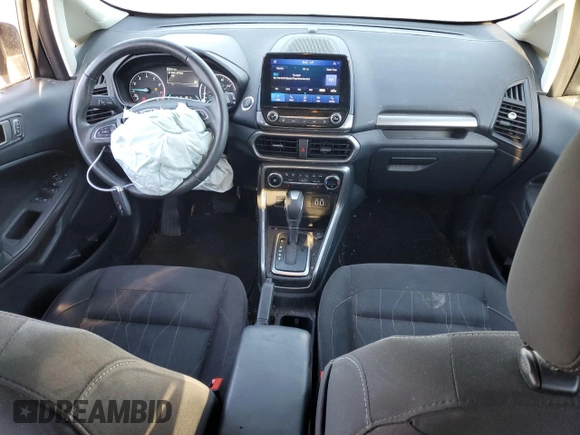 2020 Ford EcoSport SE with VIN MAJ6S3GLXLC341470, listed as a Copart auction lot 49461355 with 55,363 mi miles and Salvage Title. Bid and sale history available at DreamBid. Image 8.