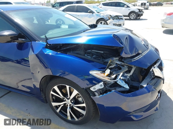 2017 Nissan Maxima S with VIN 1N4AA6AP7HC455539, listed as a IAAI auction lot 41826671 with 30,890 mi miles and . Bid and sale history available at DreamBid. Image 6.