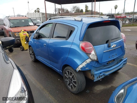 2013 Chevrolet Spark LT with VIN KL8CF6S97DC513561, listed as a IAAI auction lot 41487216 with 166,159 mi miles. Bid and sale history available at carsss.com. Image 3.