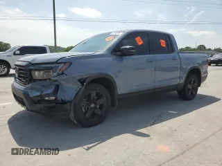 2023 Honda Ridgeline Black Edition with VIN 5FPYK3F89PB045081, listed as a Copart auction lot 57298295 with 21,703 mi miles and Salvage title. Bid and sale history available at DreamBid. Image 1.