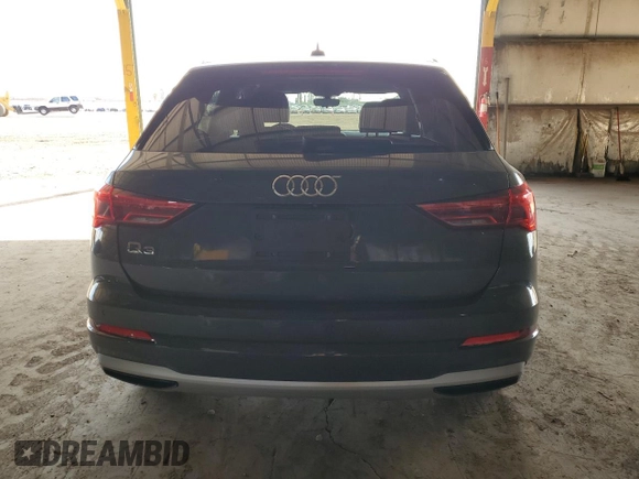 2020 Audi Q3 Premium with VIN WA1AECF34L1034797, listed as a Copart auction lot 51096385 with 74,192 mi miles and Salvage title. Bid and sale history available at DreamBid. Image 6.