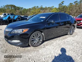 2016 Acura RLX Advance Pkg with VIN JH4KC1F97GC000032, listed as a Copart auction lot 88865145 with 203,842 mi miles and Salvage Title. Bid and sale history available at carsss.com. Image 1.