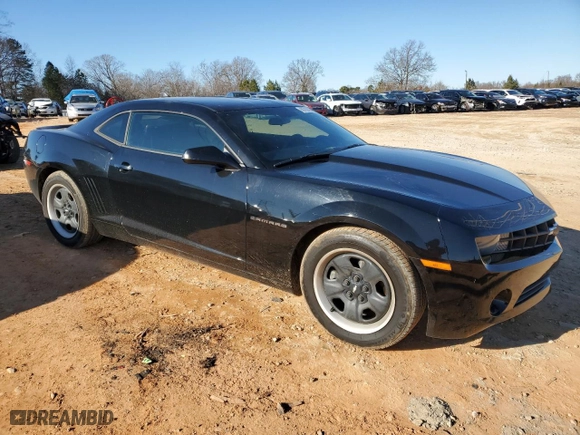 2013 Chevrolet Camaro LS with VIN 2G1FE1E38D9159857, listed as a Copart auction lot 88703025 with 111,294 mi miles and Salvage Title. Bid and sale history available at carsss.com. Image 4.
