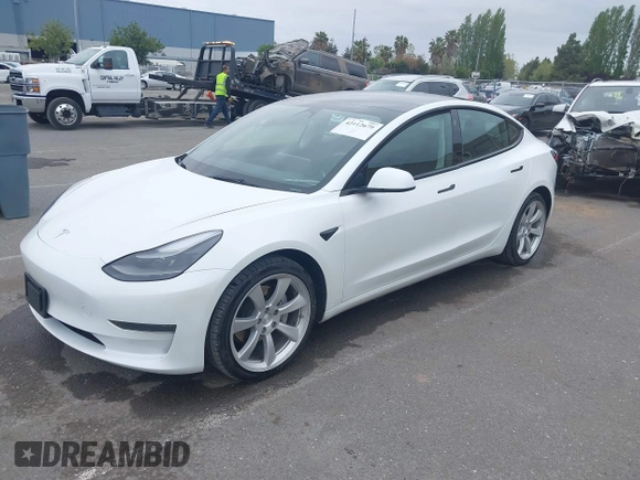 2023 Tesla Model 3 z VIN 5YJ3E1EA8PF437584, wystawiony jako IAAI lot #42112679 z przebiegiem 52 574 mil mil oraz . Historia ofert i sprzedaży dostępna na DreamBid. Obrazek 17.