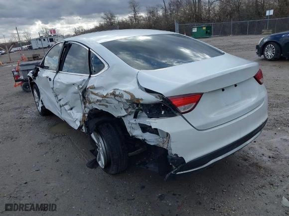 2015 Chrysler 200 Limited with VIN 1C3CCCAB4FN584330, listed as a IAAI auction lot 41718574 with 1 mi miles. Bid and sale history available at carsss.com. Image 3.