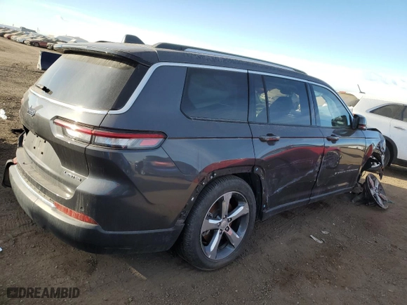 2021 Jeep Grand Cherokee L Limited with VIN 1C4RJKBG9M8147029, listed as a Copart auction lot 87018134 with 12,711 mi miles and Salvage Title. Bid and sale history available at carsss.com. Image 3.
