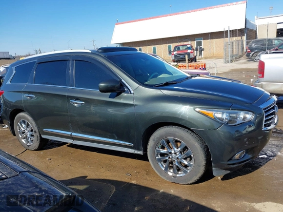 2014 Infiniti QX60 with VIN 5N1AL0MN0EC547112, listed as a IAAI auction lot 41579226 with 179,985 mi miles and . Bid and sale history available at DreamBid. Image 13.