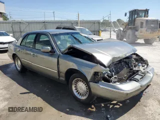 2001 Mercury Grand Marquis LS with VIN 2MEFM75W31X612800, listed as a Copart auction lot 50886005 with 58,400 mi miles and Salvage Title. Bid and sale history available at DreamBid. Image 4.