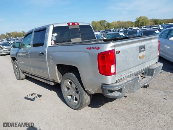 2017 Chevrolet Silverado 1500 LTZ with VIN 3GCUKSEJ9HG307781, listed as a IAAI auction lot 40750197 with 114,358 mi miles. Bid and sale history available at carsss.com. Image 3.