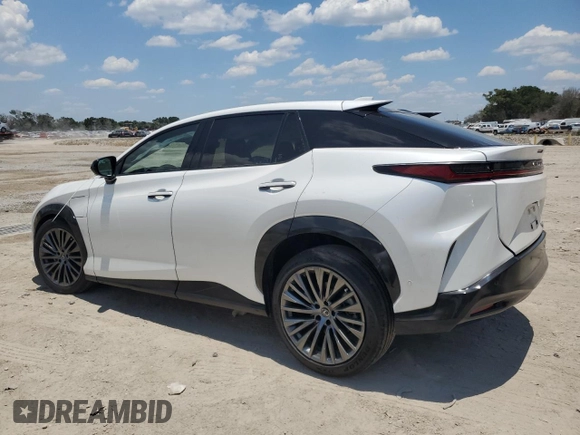 2023 Lexus RZ 450e Premium z VIN JTJAAAAB7PA001851, wystawiony jako Copart lot #57144464 z przebiegiem 3 731 mil mil oraz Szkoda całkowita • Salvage title. Historia ofert i sprzedaży dostępna na DreamBid. Obrazek 2.