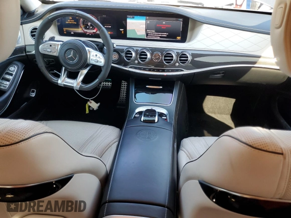 2019 Mercedes-Benz S-Class AMG S 63 with VIN WDDUG8JB3KA449249, listed as a Copart auction lot 47116915 with 60,756 mi miles and Salvage Title. Bid and sale history available at carsss.com. Image 8.