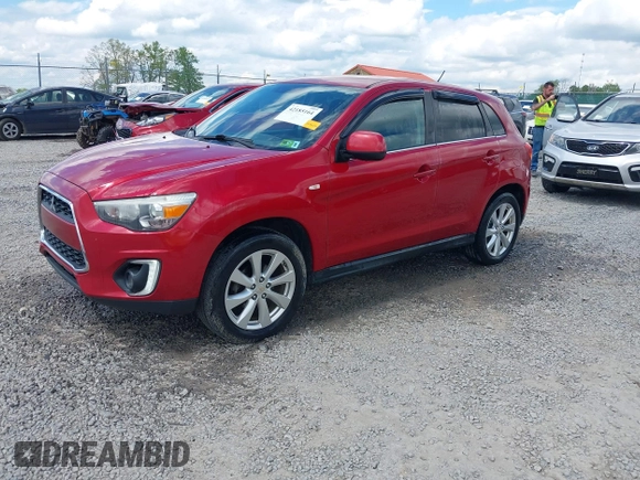 2015 Mitsubishi Outlander SE with VIN 4A4AR4AUXFE016830, listed as a IAAI auction lot 42185164 with 138,573 mi miles and . Bid and sale history available at DreamBid. Image 18.