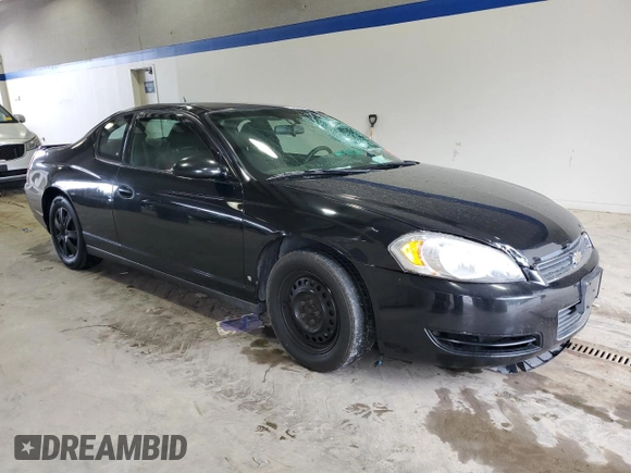 2006 Chevrolet Monte Carlo LS z VIN 2G1WJ15K769405187, wystawiony jako Copart lot #72058524 z przebiegiem 144 905 mil mil oraz Szkoda całkowita • Salvage title. Historia ofert i sprzedaży dostępna na DreamBid. Obrazek 4.