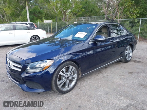 2018 Mercedes-Benz C 300 with VIN WDDWF4JB2JR345906, listed as a IAAI auction lot 41933916 with 56,290 mi miles and . Bid and sale history available at carsss.com. Image 18.