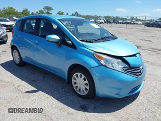 2015 Nissan Note S Plus with VIN 3N1CE2CP6FL397537, listed as a IAAI auction lot 41959535 with 41,695 mi miles and . Bid and sale history available at DreamBid. Image 1.