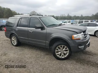 2017 Ford Expedition Limited with VIN 1FMJU1KT2HEA05149, listed as a Copart auction lot 79551964 with 116,570 mi miles and Salvage title. Bid and sale history available at DreamBid. Image 4.