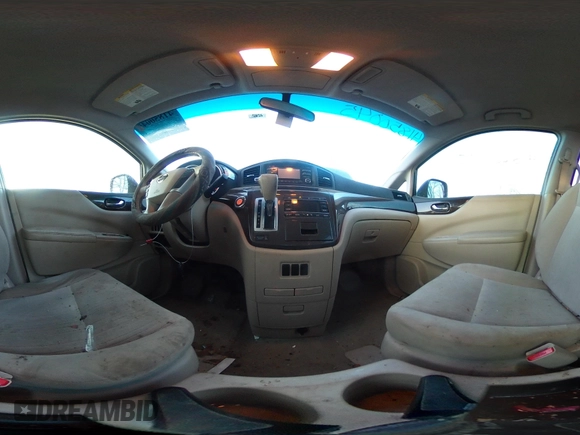 2012 Nissan Quest SL with VIN JN8AE2KP2C9031928, listed as a IAAI auction lot 41850045 with 140,075 mi miles. Bid and sale history available at carsss.com. Image 18.