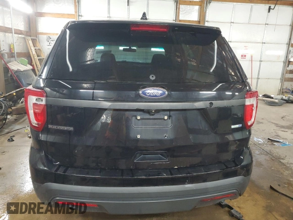 2016 Ford Utility Police Interceptor with VIN 1FM5K8AR4GGA63806, listed as a Copart auction lot 80040954 with 167,168 mi miles and Salvage Title. Bid and sale history available at carsss.com. Image 6.