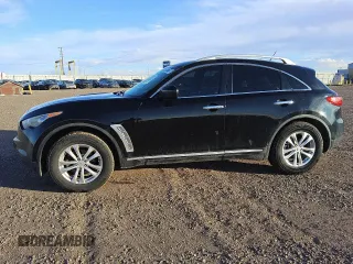 2009 Infiniti FX35 with VIN JNRAS18W89M158993, listed as a Copart auction lot 47077165 with 190,245 mi miles and Clean Title. Bid and sale history available at carsss.com. Image 1.