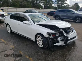 2008 Lexus GS 350 with VIN JTHBE96SX80041043, listed as a Copart auction lot 44634695 with 120,323 mi miles and Salvage Title. Bid and sale history available at carsss.com. Image 4.