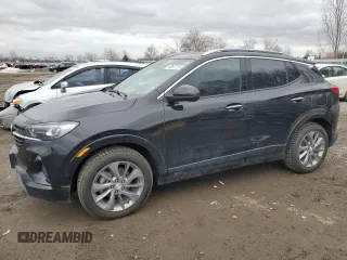 2023 Buick Encore GX Essence with VIN KL4MMGSLXPB017452, listed as a Copart auction lot 49687135 with 43,478 mi miles and Clean title. Bid and sale history available at DreamBid. Image 1.