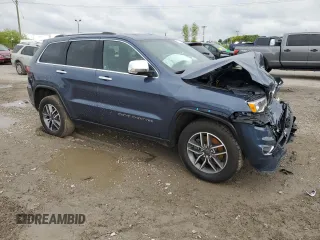 2021 Jeep Grand Cherokee Limited with VIN 1C4RJFBGXMC824531, listed as a Copart auction lot 57774215 with 57,625 mi miles and Salvage title. Bid and sale history available at DreamBid. Image 4.