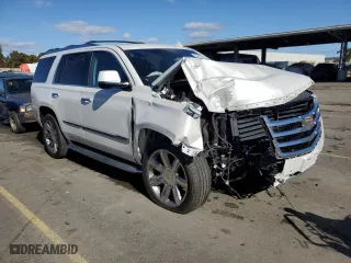 2018 Cadillac Escalade Luxury with VIN 1GYS4BKJ7JR177506, listed as a Copart auction lot 43698835 with 79,033 mi miles and Salvage Title. Bid and sale history available at carsss.com. Image 4.