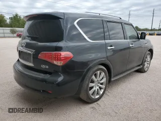 2012 Infiniti QX56 8-passenger with VIN JN8AZ2ND3C9716249, listed as a Copart auction lot 75364924 with 0 mi miles and Clean Title. Bid and sale history available at carsss.com. Image 3.