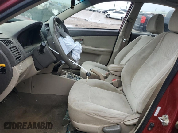 2008 Kia Spectra EX with VIN KNAFE122685584092, listed as a Copart auction lot 55140615 with 217,131 mi miles and Salvage title. Bid and sale history available at DreamBid. Image 7.