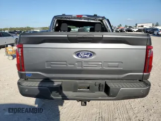 2024 Ford F-150 STX with VIN 1FTEW2K5XRKE50524, listed as a Copart auction lot 77297264 with 4,804 mi miles and Salvage Title. Bid and sale history available at carsss.com. Image 6.