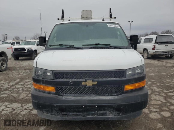 2021 Chevrolet Express Cargo z VIN 1GCWGAFP5M1200324, wystawiony jako Copart lot #44656985 z przebiegiem 53 290 mil mil oraz Szkoda całkowita • Salvage title. Historia ofert i sprzedaży dostępna na DreamBid. Obrazek 5.