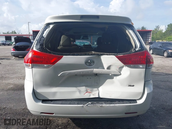 2012 Toyota Sienna XLE AAS with VIN 5TDYK3DC4CS186081, listed as a IAAI auction lot 42481131 with 187,849 mi miles and . Bid and sale history available at DreamBid. Image 16.